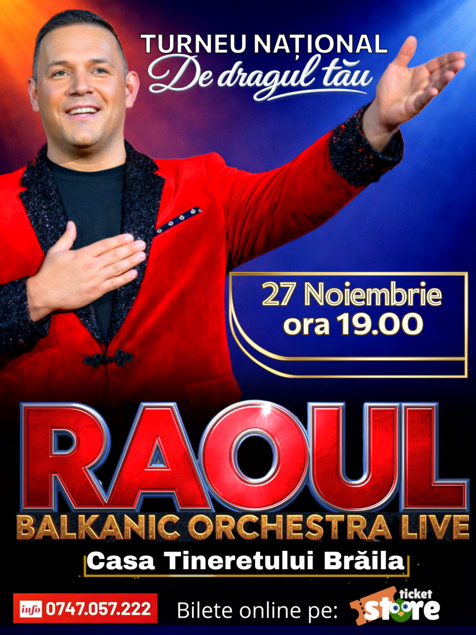 Afiș RAOUL — BRĂILA
