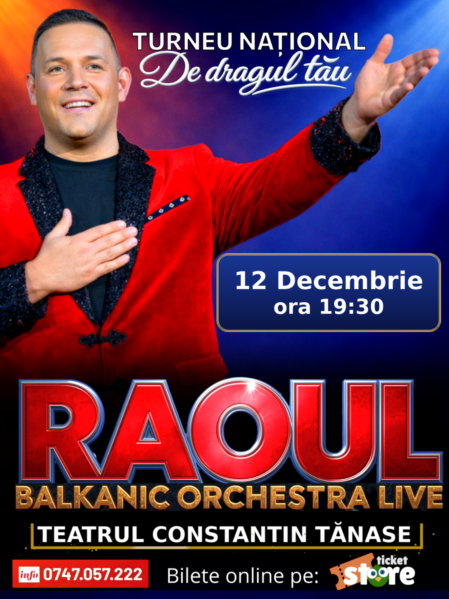 Afiș RAOUL — BUCUREȘTI