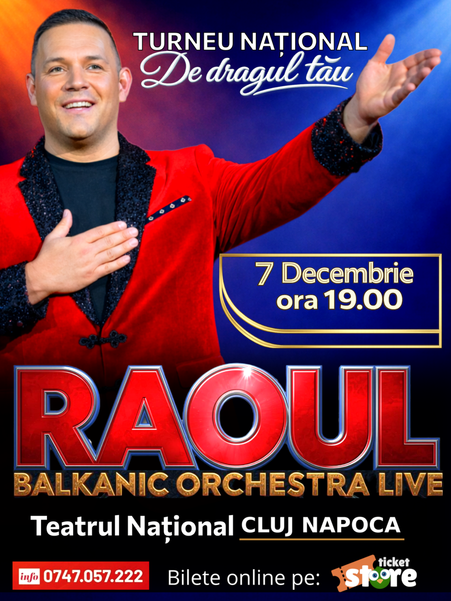 Afiș RAOUL — CLUJ-NAPOCA
