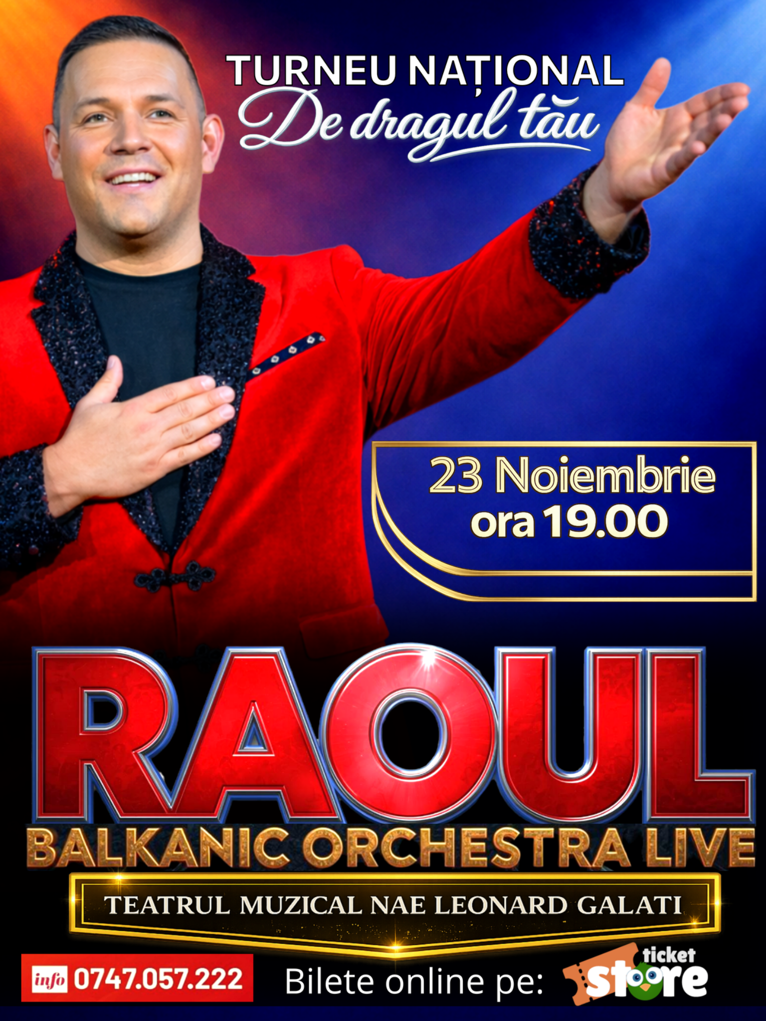 Afiș RAOUL — GALAȚI