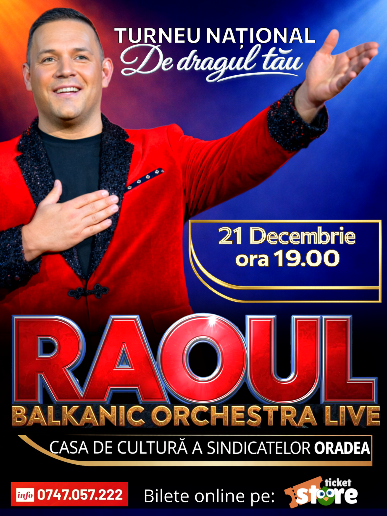Afiș RAOUL — ORADEA