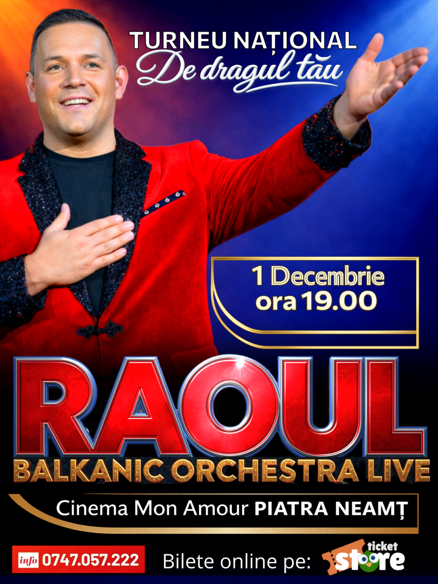 Afiș RAOUL — PIATRA NEAMȚ
