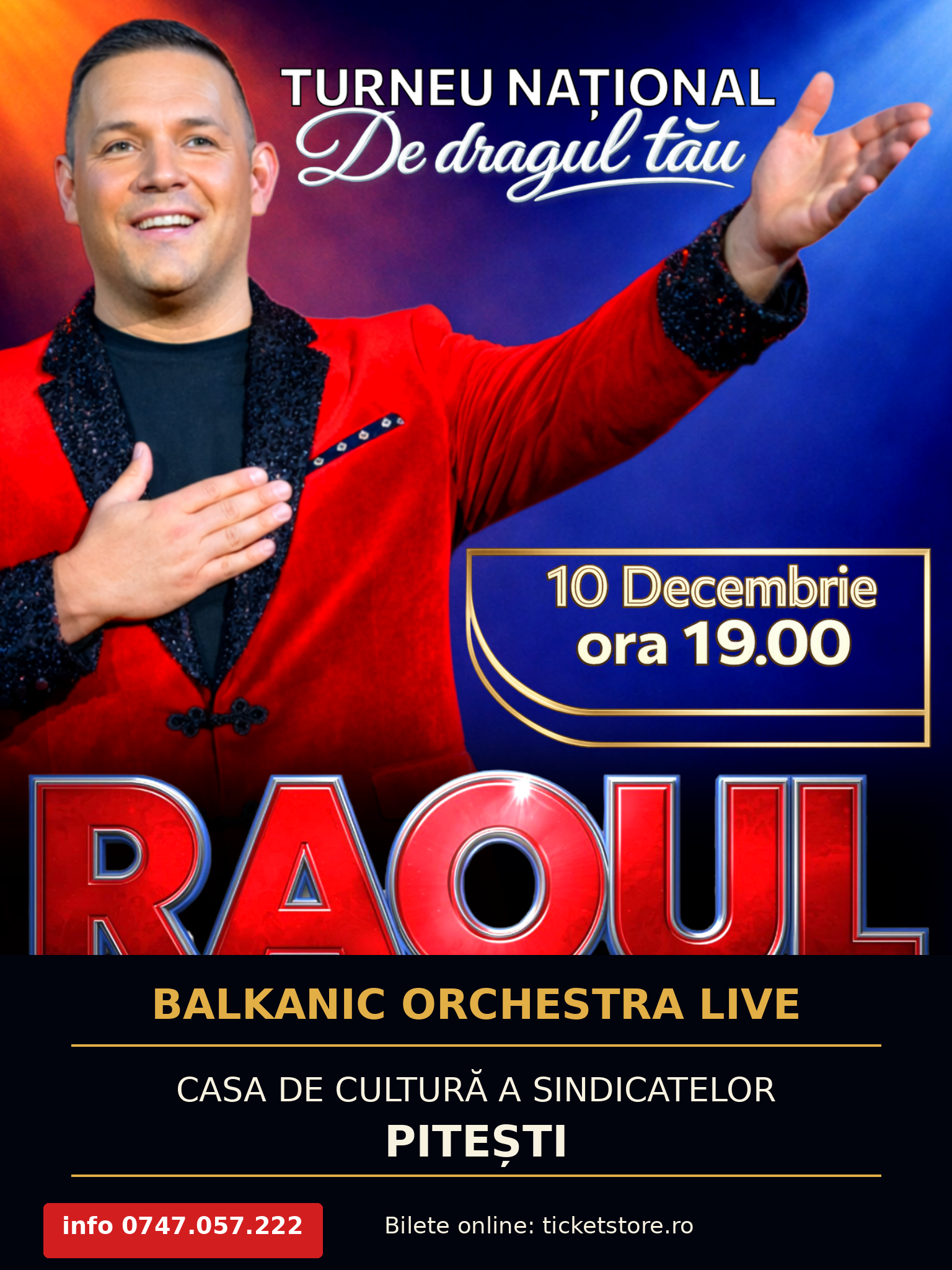 Afiș RAOUL — PITEȘTI