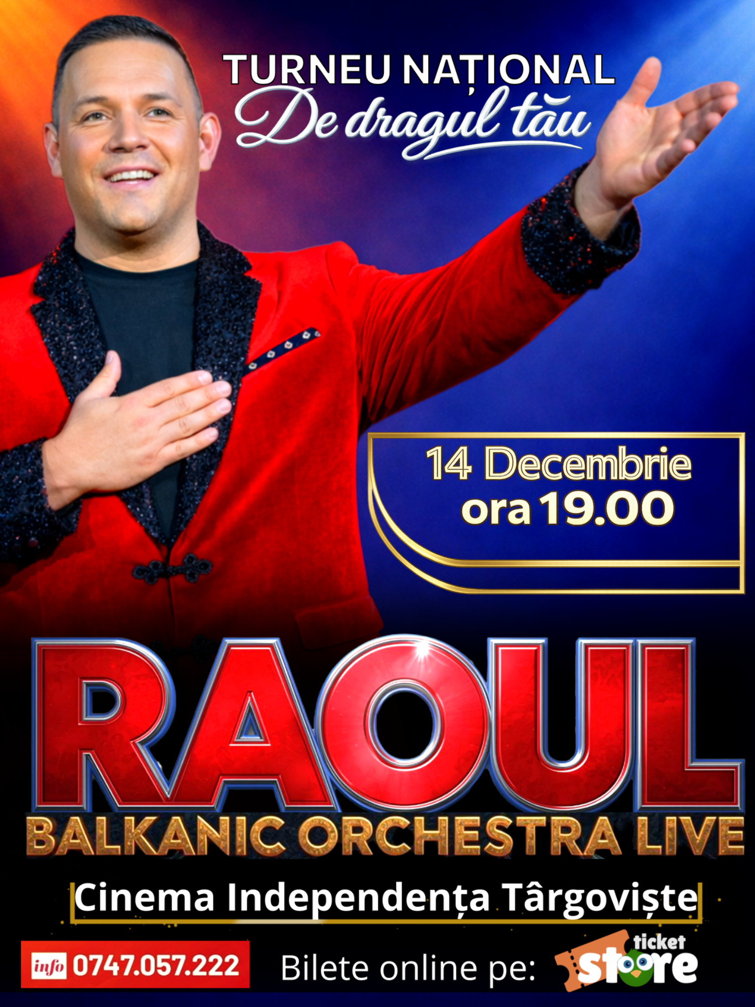 Afiș RAOUL — TÂRGOVIȘTE