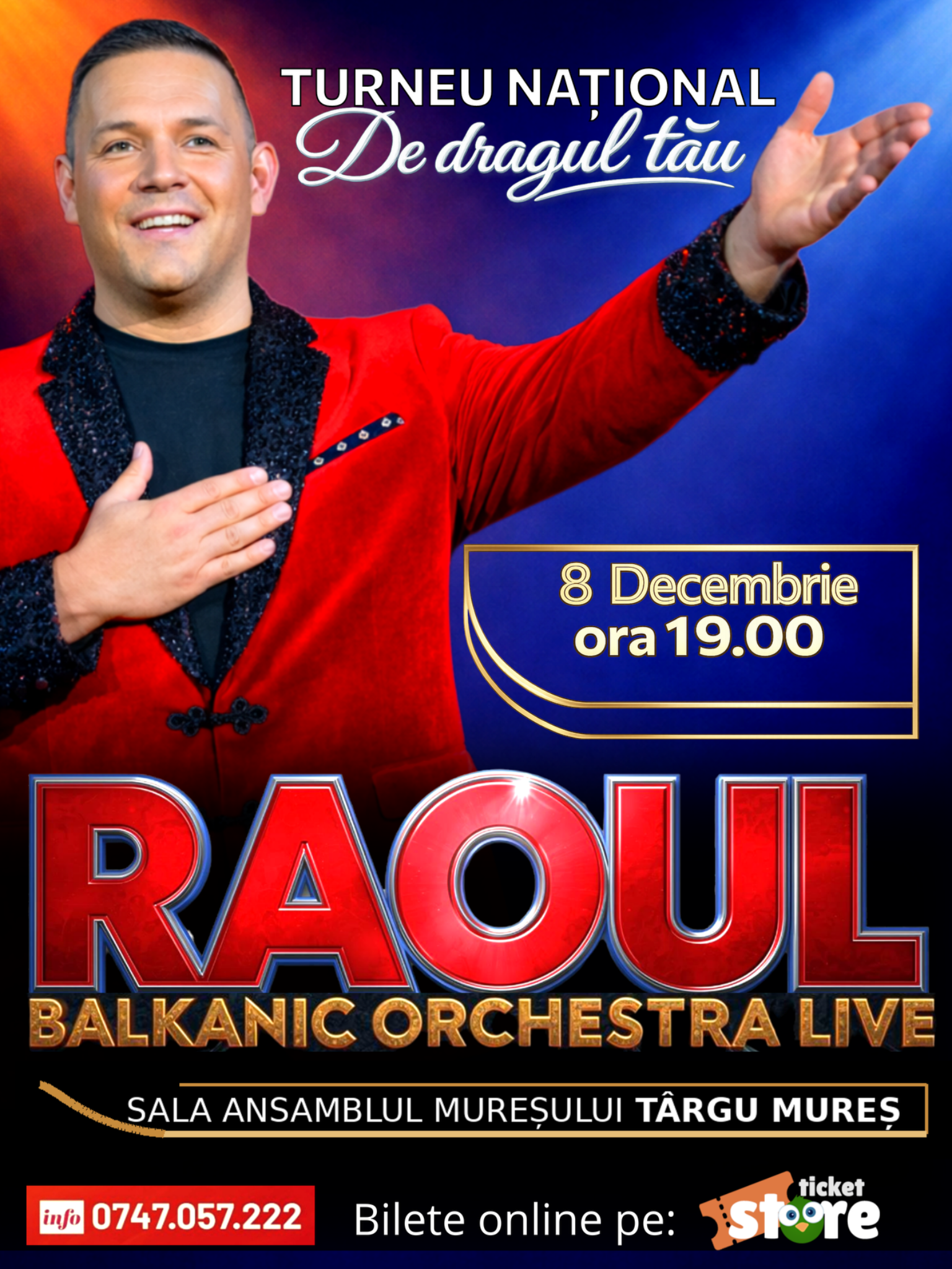 Afiș RAOUL — TÂRGU MUREȘ