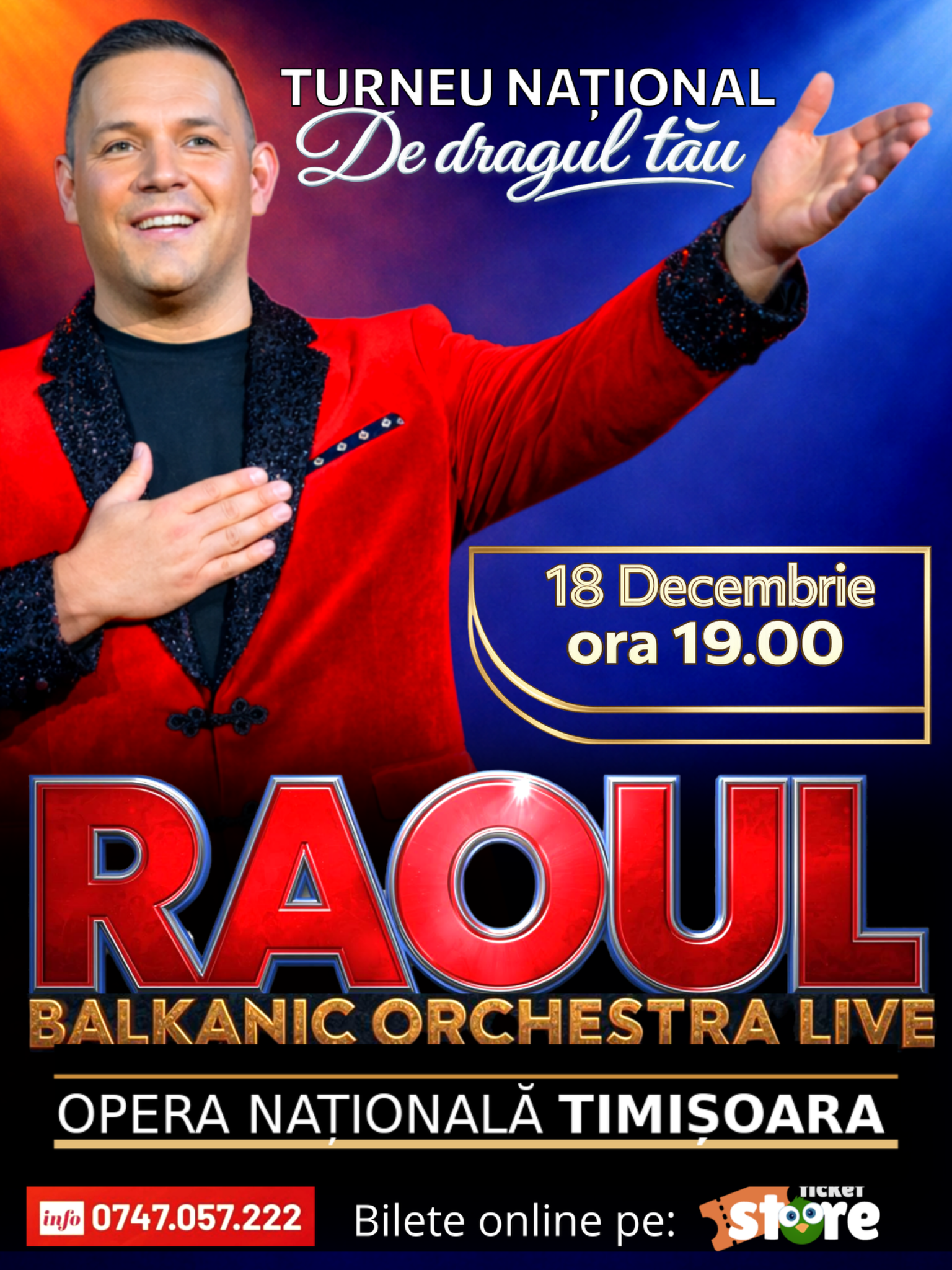 Afiș RAOUL — TIMIȘOARA